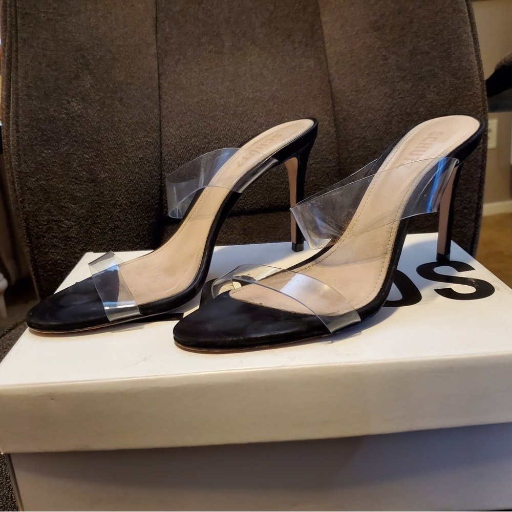 Stylish Clear Slides by Schutz